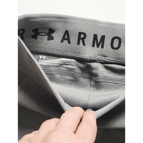 EUC Under Armour HeatGear Hi-Rise Capri Leggings - Small - Picture 6 of 8